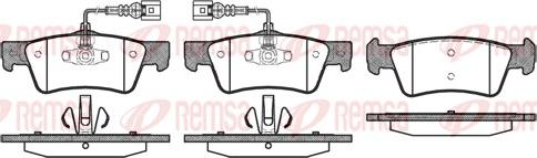 Remsa 1187.02 - Гальмівні колодки, дискові гальма autozip.com.ua