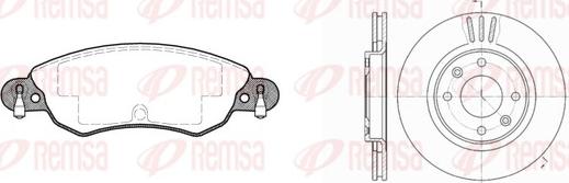 Remsa 8829.00 - Комплект гальм, дисковий гальмівний механізм autozip.com.ua