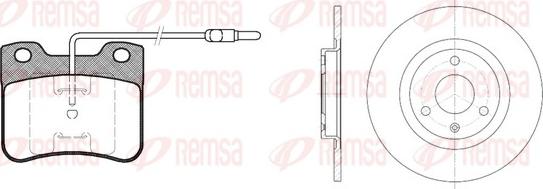 Remsa 8247.00 - Комплект гальм, дисковий гальмівний механізм autozip.com.ua