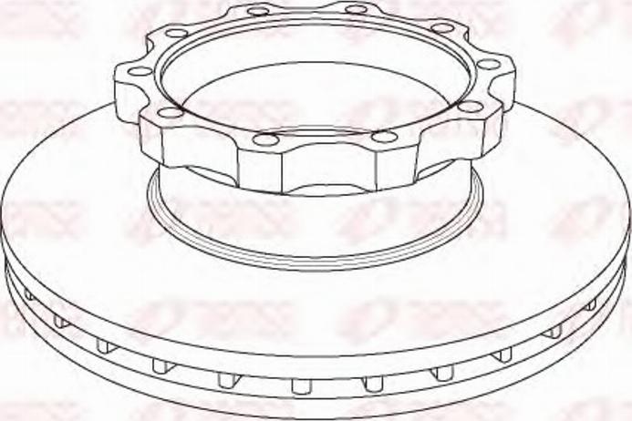 Remsa DCA1044.20 - Гальмівний диск autozip.com.ua