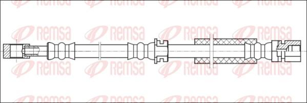 Remsa G1904.35 - Гальмівний шланг autozip.com.ua