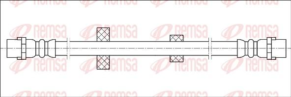 Remsa G1900.42 - Гальмівний шланг autozip.com.ua