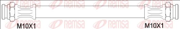 Remsa G1900.22 - Гальмівний шланг autozip.com.ua