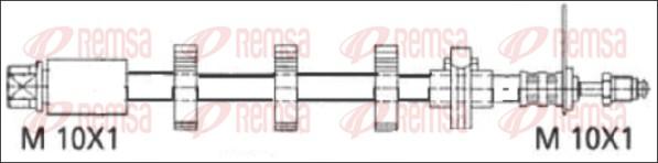 Remsa G1901.66 - Гальмівний шланг autozip.com.ua