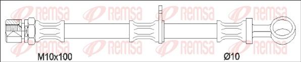 Remsa G1903.82 - Гальмівний шланг autozip.com.ua