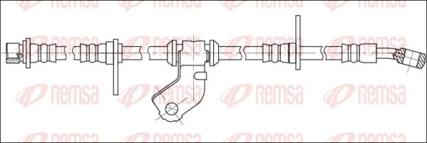 Remsa G1903.72 - Гальмівний шланг autozip.com.ua