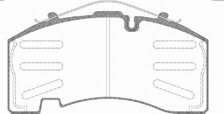 Remsa JCA 1074.00 - Гальмівні колодки, дискові гальма autozip.com.ua