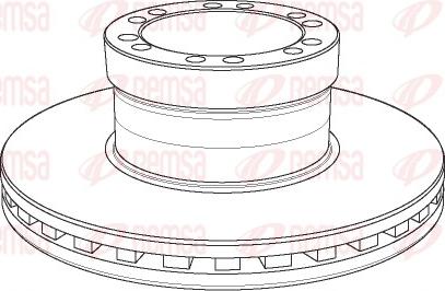 Imex IMX 0031408670 - Гальмівний диск autozip.com.ua