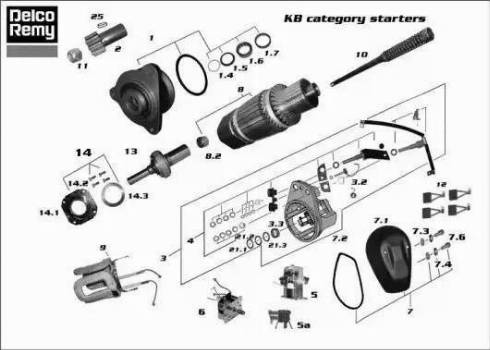 Remy 19024085 - Стартер autozip.com.ua