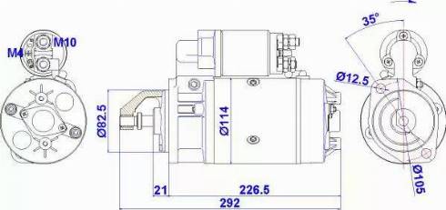 Remy 19024267 - Стартер autozip.com.ua