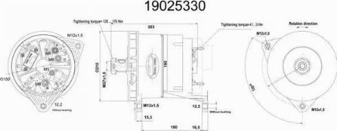 Remy 19025330 - Генератор autozip.com.ua