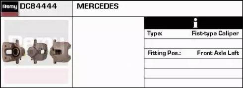 Remy DC84444 - Гальмівний супорт autozip.com.ua