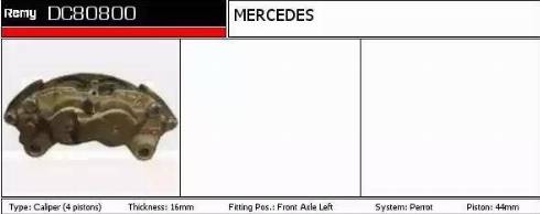 Remy DC80800 - Гальмівний супорт autozip.com.ua
