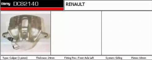 Remy DC82140 - Гальмівний супорт autozip.com.ua