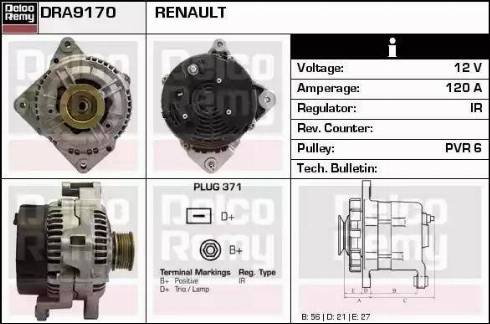 Remy DRA9170 - Генератор autozip.com.ua