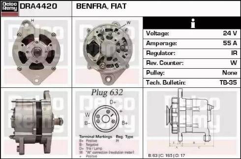 Remy DRA4420 - Генератор autozip.com.ua