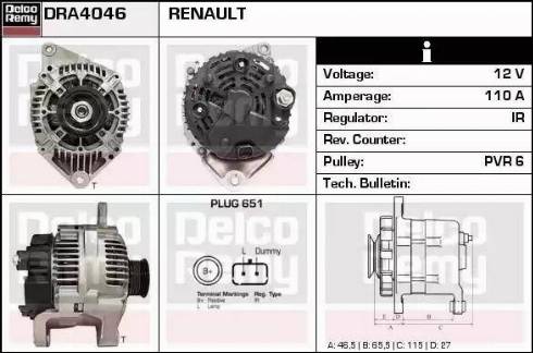 Remy DRA4046 - Генератор autozip.com.ua