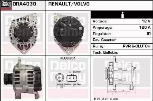 Remy DRA4039 - Генератор autozip.com.ua