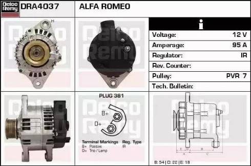 Remy DRA4037 - Генератор autozip.com.ua