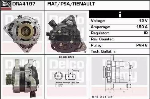 Remy DRA4197 - Генератор autozip.com.ua