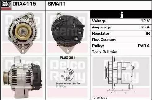 Remy DRA4115 - Генератор autozip.com.ua