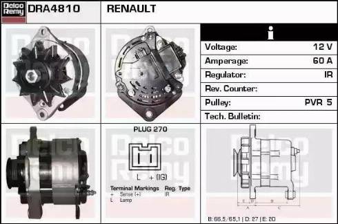 Remy DRA4810 - Генератор autozip.com.ua