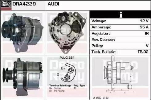 Remy DRA4220 - Генератор autozip.com.ua