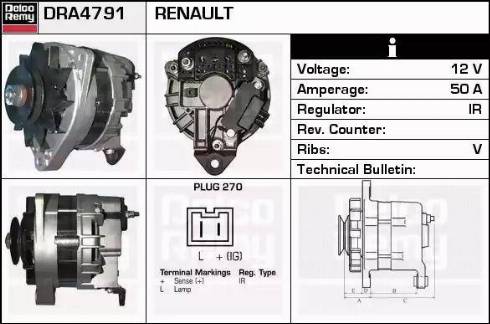 Remy DRA4791 - Генератор autozip.com.ua