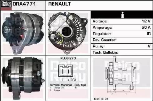 Remy DRA4771 - Генератор autozip.com.ua