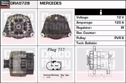 Remy DRA0728 - Генератор autozip.com.ua