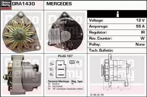 Remy DRA1430 - Генератор autozip.com.ua