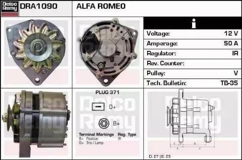 Remy DRA1090 - Генератор autozip.com.ua