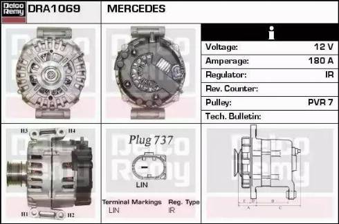 Remy DRA1069 - Генератор autozip.com.ua