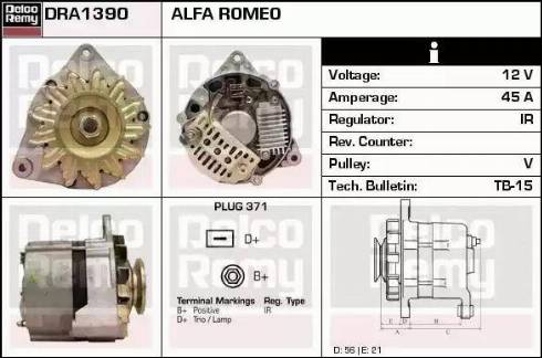 Remy DRA1390 - Генератор autozip.com.ua