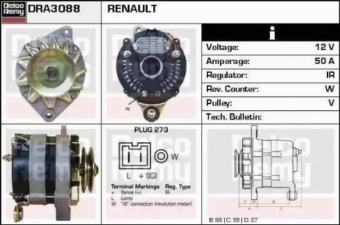 Remy DRA3088 - Генератор autozip.com.ua