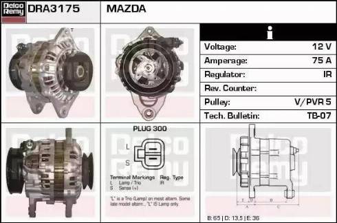 Remy DRA3175 - Генератор autozip.com.ua