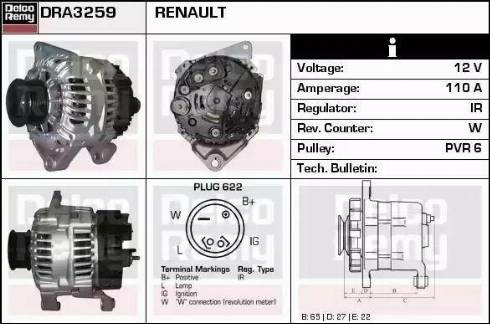 Remy DRA3259 - Генератор autozip.com.ua