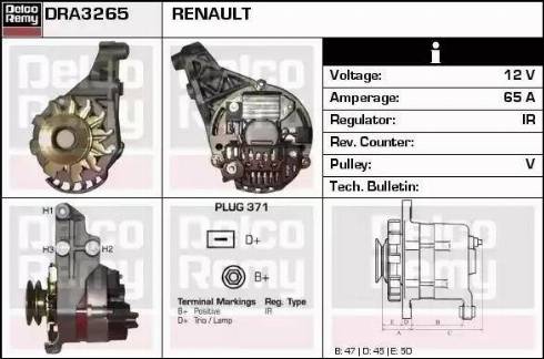 Remy DRA3265 - Генератор autozip.com.ua