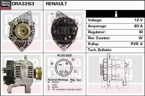 Remy DRA3263 - Генератор autozip.com.ua