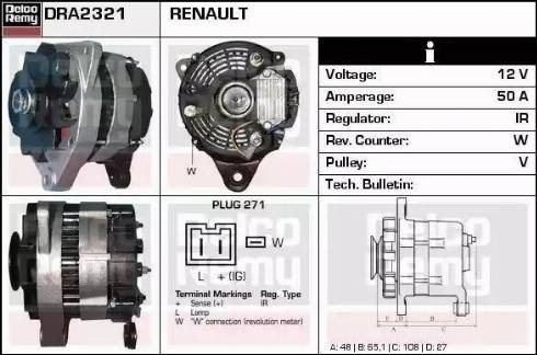 Remy DRA2321 - Генератор autozip.com.ua