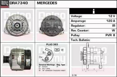 Remy DRA7340 - Генератор autozip.com.ua