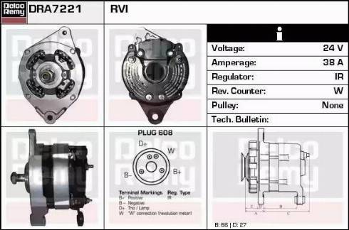 Remy DRA7221 - Генератор autozip.com.ua