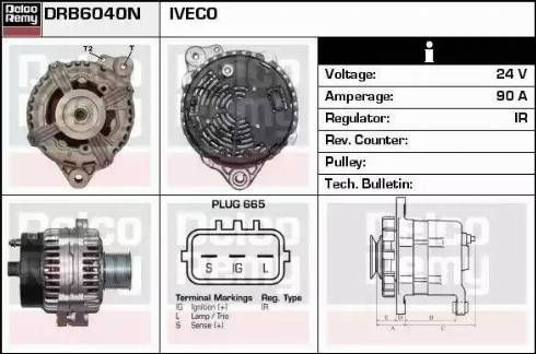 Remy DRB6040N - Генератор autozip.com.ua