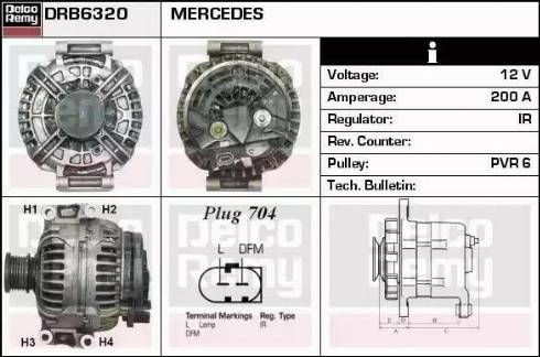 Remy DRB6320 - Генератор autozip.com.ua