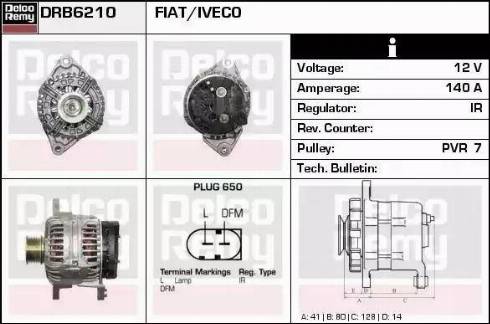 Remy DRB6210 - Генератор autozip.com.ua