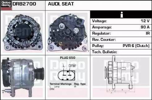 Remy DRB2700 - Генератор autozip.com.ua