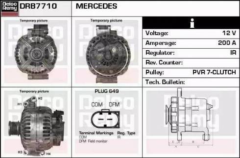 Remy DRB7710 - Генератор autozip.com.ua