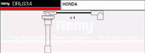 Remy DRL634 - Комплект проводів запалювання autozip.com.ua