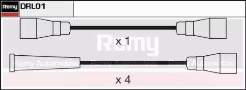 Remy DRL01 - Комплект проводів запалювання autozip.com.ua