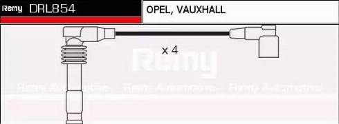 Remy DRL854 - Комплект проводів запалювання autozip.com.ua